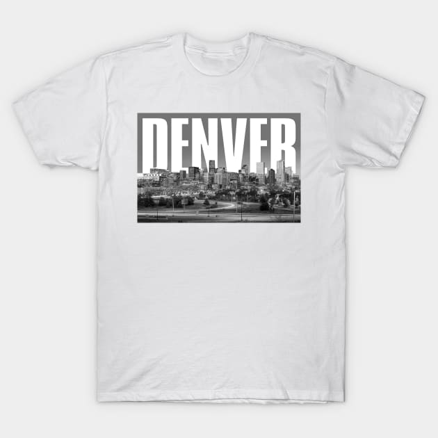 Denver Cityscape T-Shirt by PLAYDIGITAL2020